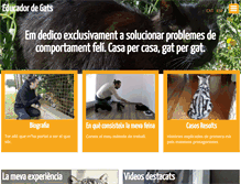 Tablet Screenshot of educadordegats.cat